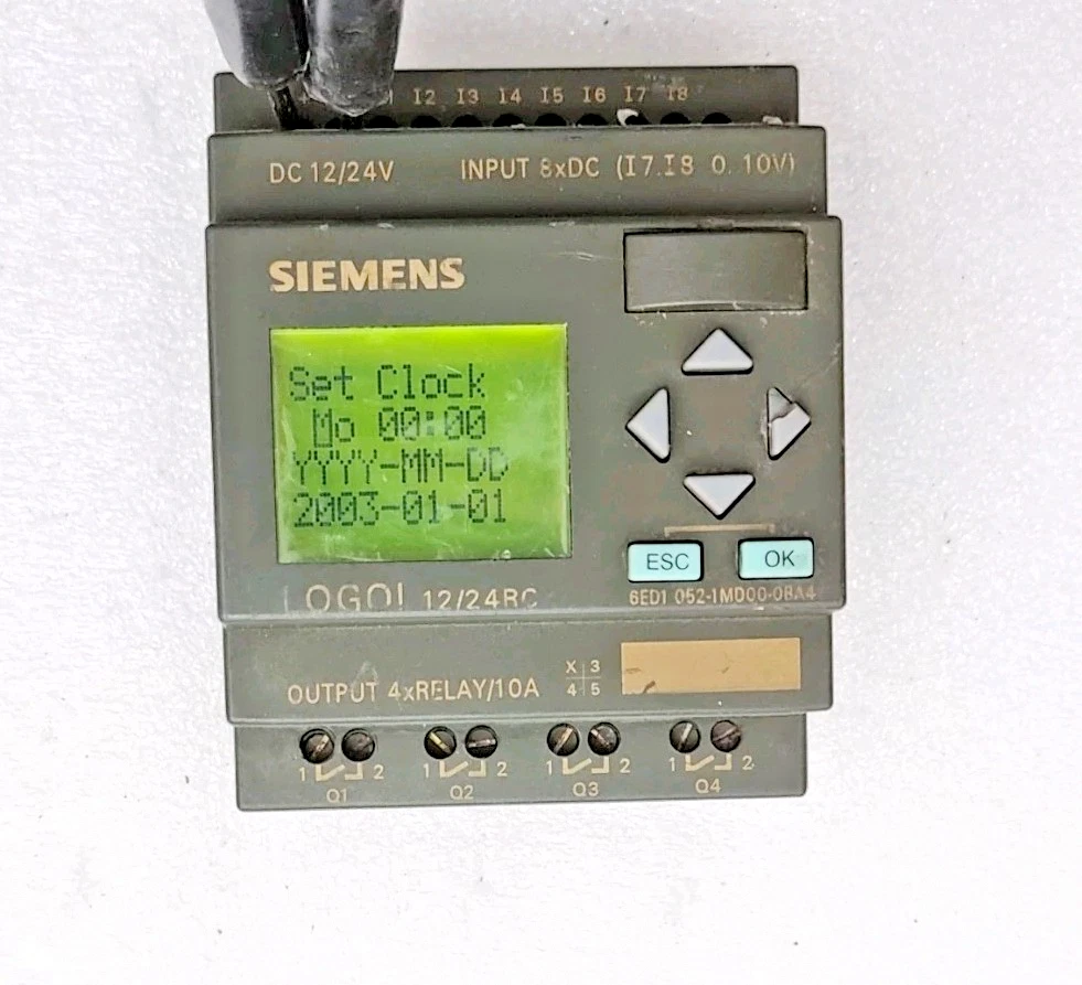 Used SIEMENS PLC MODULAR 6ED1052-1MD00-0BA4 6ED10521MD000BA4 Made In Germany